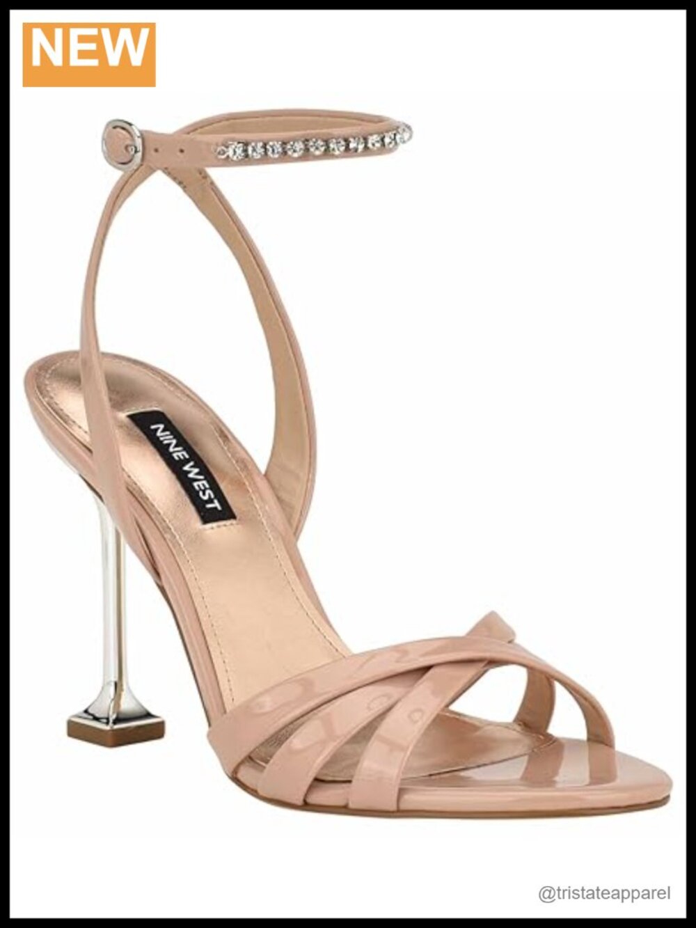 Nine West Noras Dress Sandals Open Toe Heeled Sandal